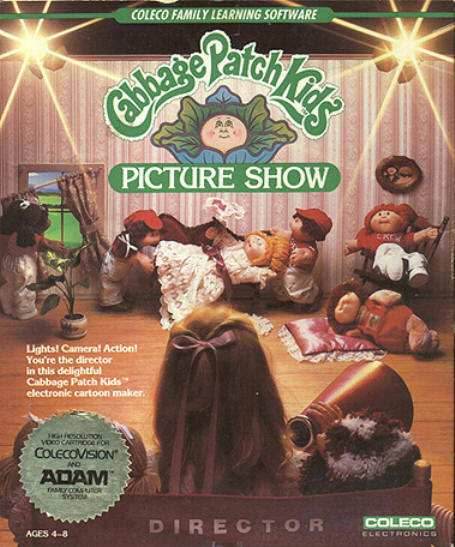 Cabbage Patch Kids Picture Show (Colecovision) - Game Manual Only