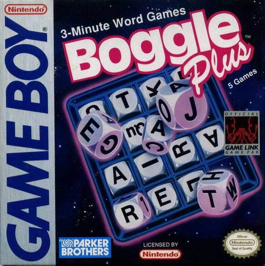 Boggle Plus (Gameboy Color) - Game Manual Only