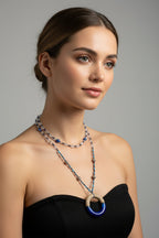 Coastal Blues Long Necklace