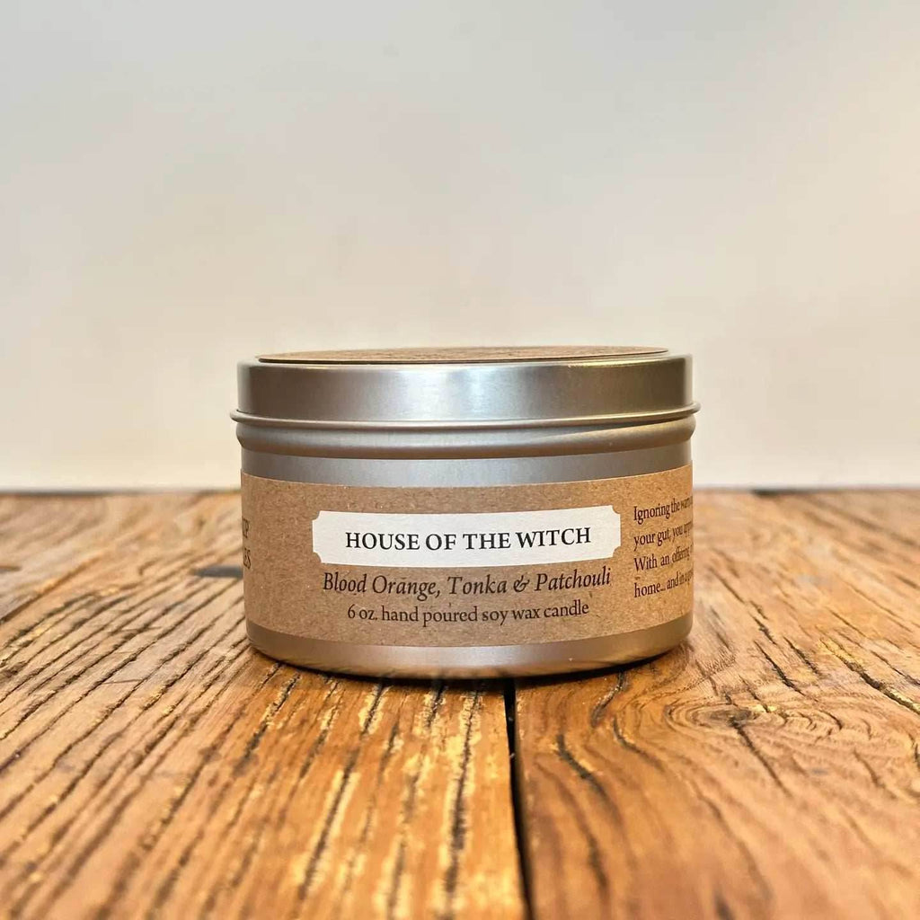 Cantrip Candles (6 oz Candle Tin) - House of the Witch