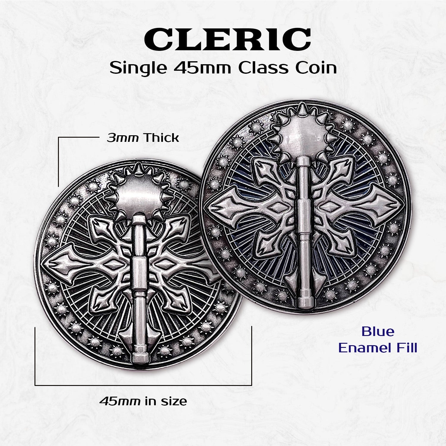 Cleric - Single 45mm Class Coins