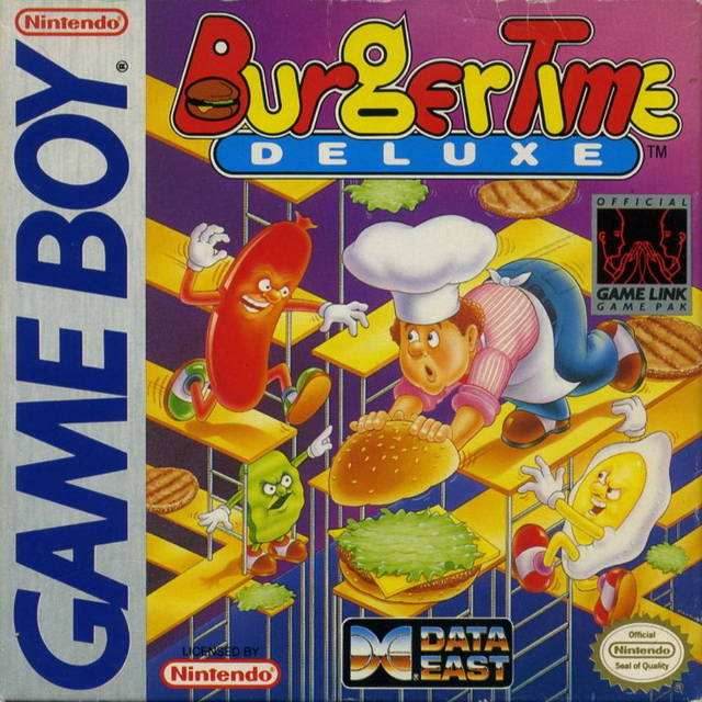 BurgerTime Deluxe (Gameboy) - Game Manual Only