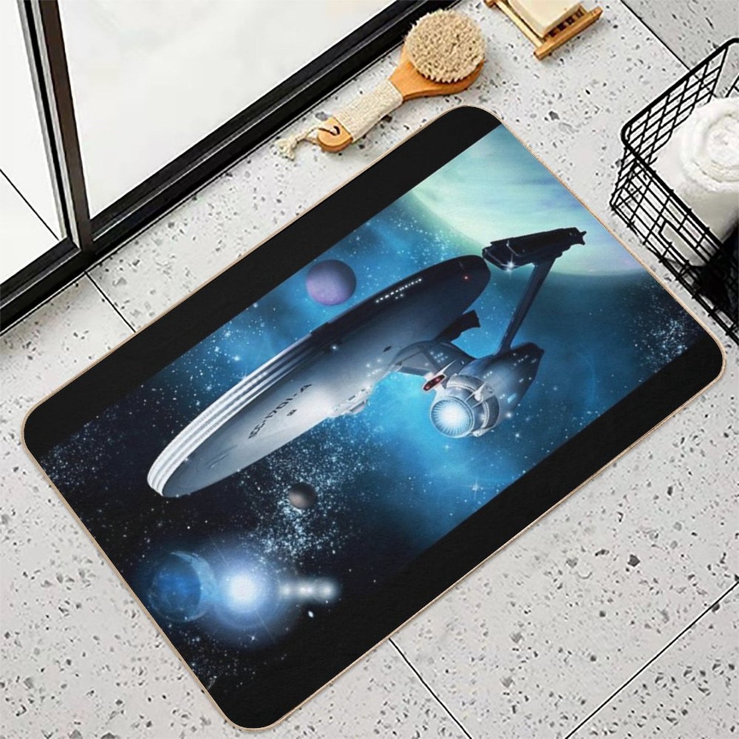Enterprise A - Where Silence Has Lease Bath Mat