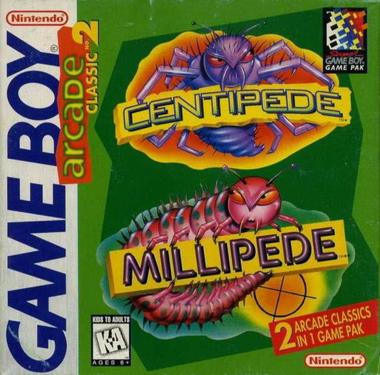 Arcade Classic No. 2: Centipede / Millipede (Gameboy) - Game Manual Only
