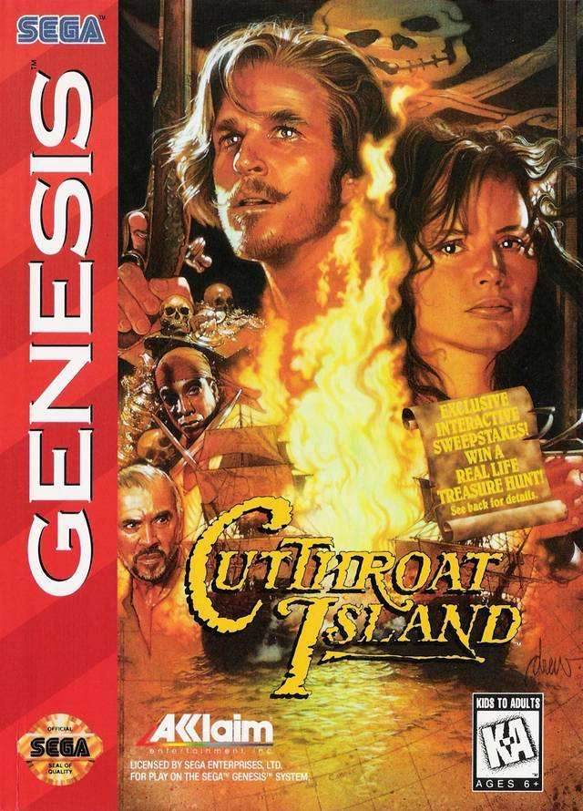 Cutthroat Island (Sega Genesis) - Game Manual Only