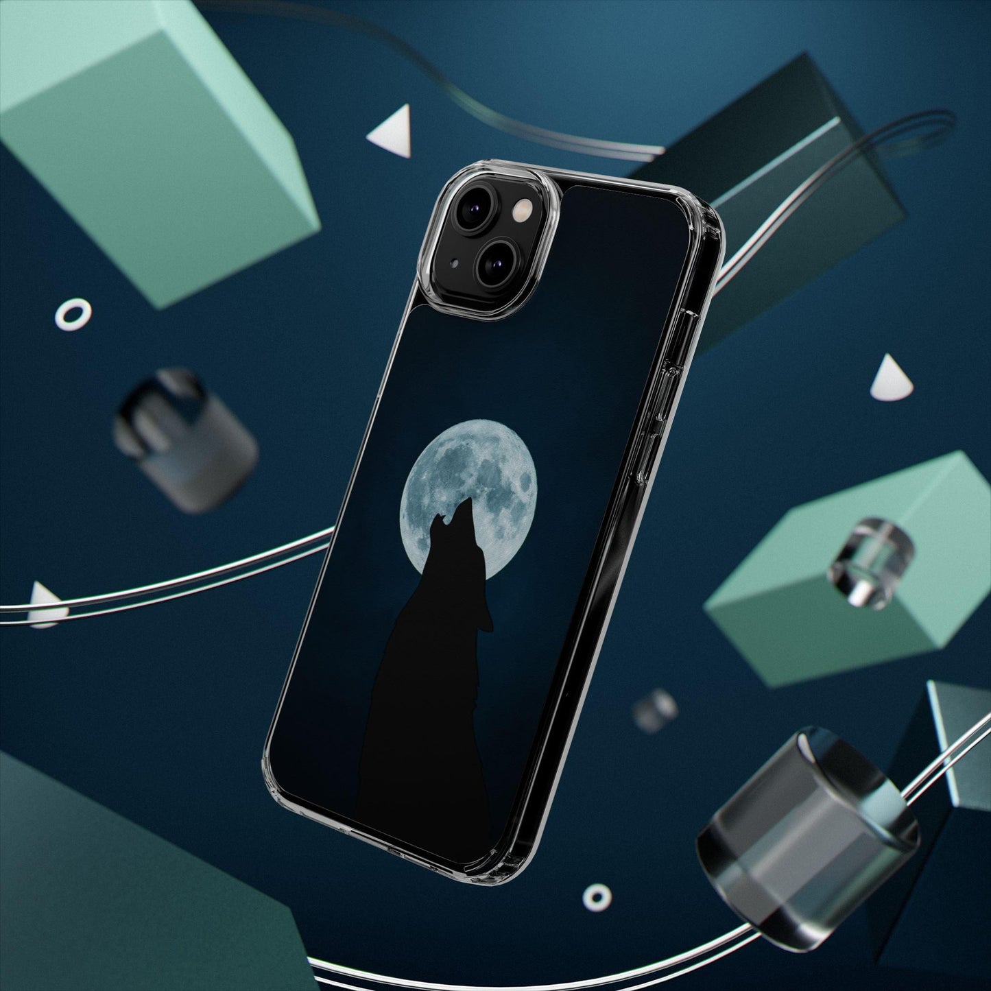 Full Moon and Wolf Clear Cases