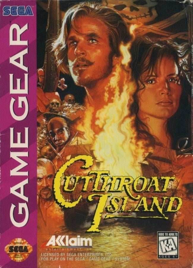 Cutthroat Island (Sega Game Gear) - Game Manual Only