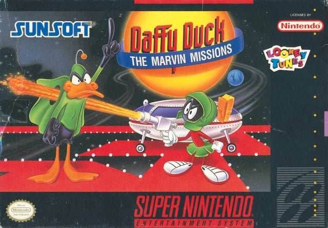 Daffy Duck Marvin Missions (Super Nintendo) - Game Manual Only