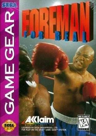 Foreman for Real (Sega Game Gear) - Game Manual Only