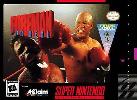 Foreman For Real (Super Nintendo) - Game Manual Only