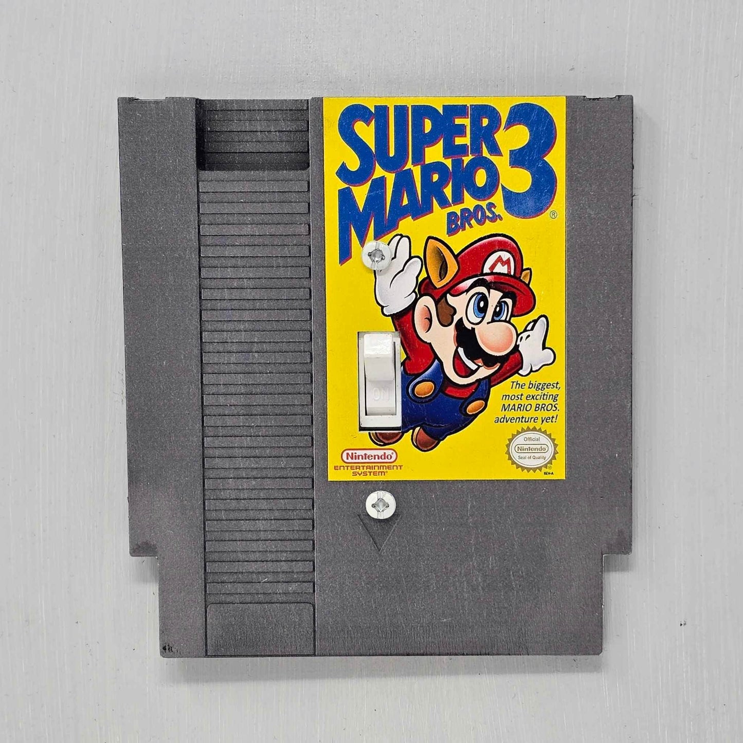 NES Cartridge Light Switch Covers - SMB3 / Single