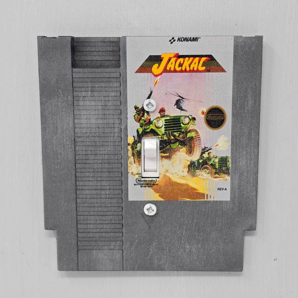NES Cartridge Light Switch Covers - Jackal / Single