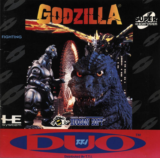 Godzilla [Super CD] (TurboGrafx-16) - Game Manual Only