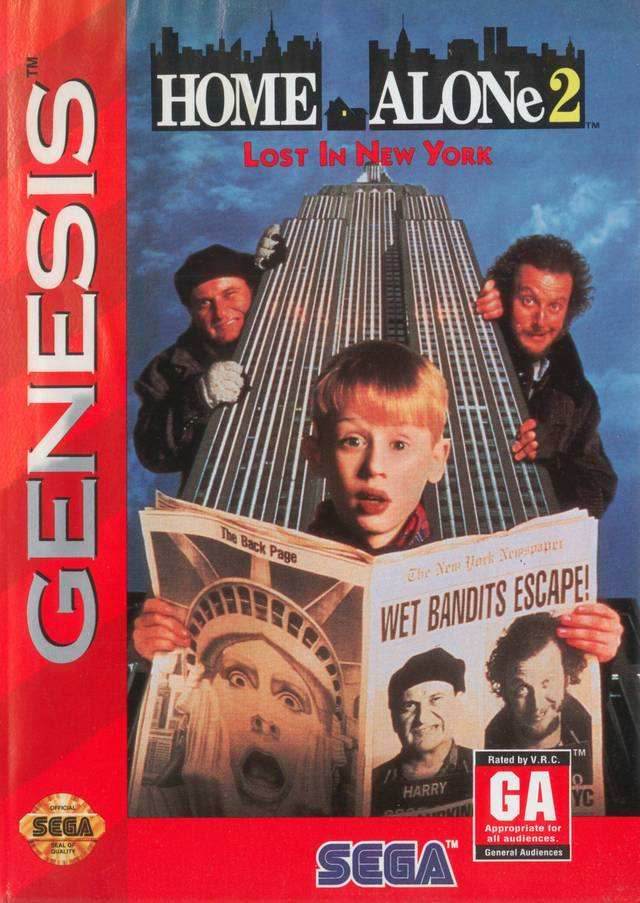 Home Alone 2 Lost In New York (Sega Genesis) - Game Manual Only