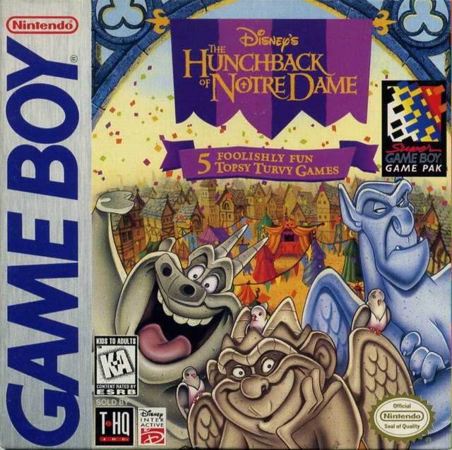Disney's The Hunchback of Notre Dame (Gameboy) - Game Manual Only
