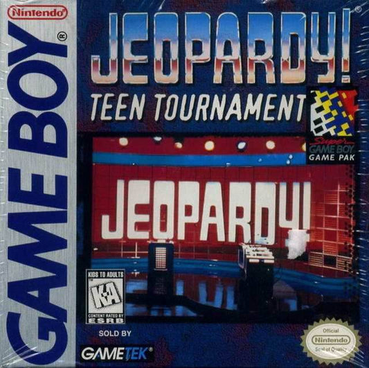 Jeopardy! Teen Tournament (Gameboy) - Game Manual Only