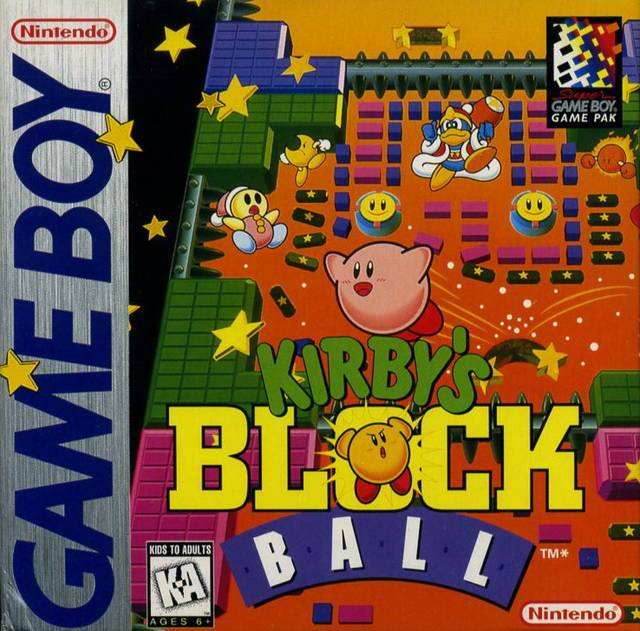 Kirby's Block Ball (Gameboy) - Game Manual Only