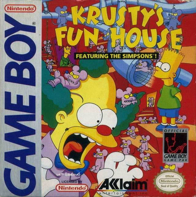 Krusty's Fun House (Gameboy) - Game Manual Only