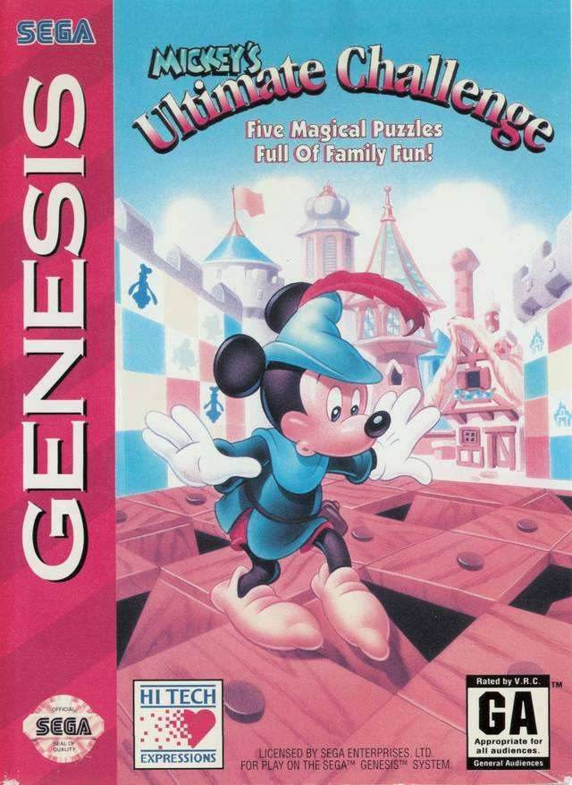 Mickey's Ultimate Challenge (Sega Genesis) - Game Manual Only