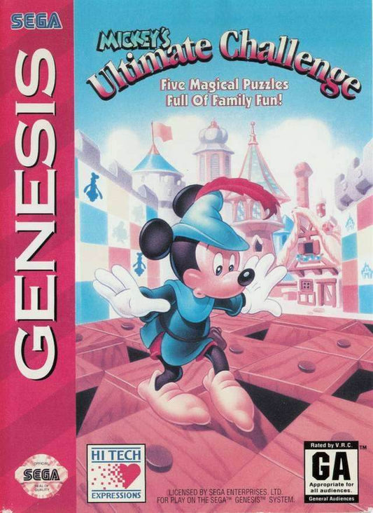 Mickey's Ultimate Challenge (Sega Genesis) - Game Manual Only