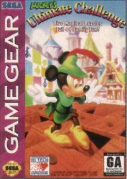 Mickey's Ultimate Challenge (Sega Game Gear) - Game Manual Only