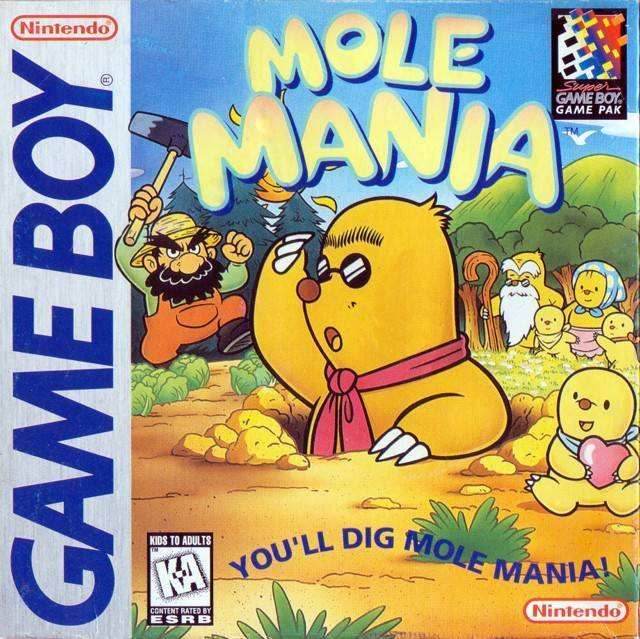 Mole Mania (Gameboy) - Game Manual Only