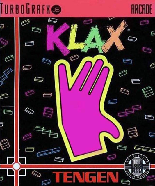 Klax (TurboGrafx-16) - Game Manual Only