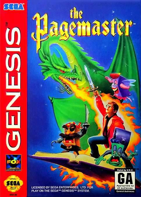 The Pagemaster (Sega Genesis) - Game Manual Only