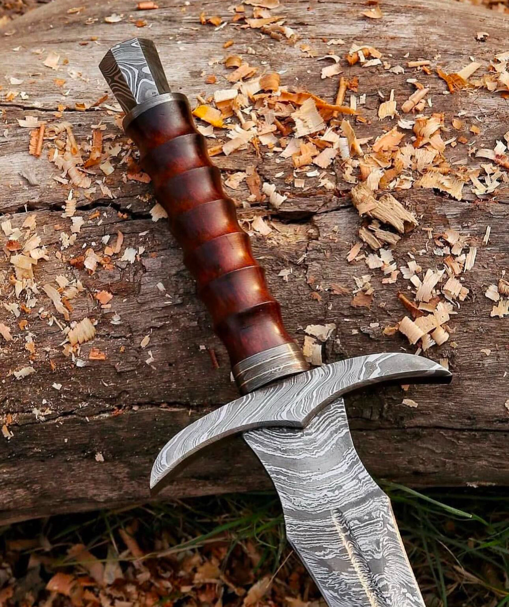 Kingslayer Arming Sword with Damascus Blade