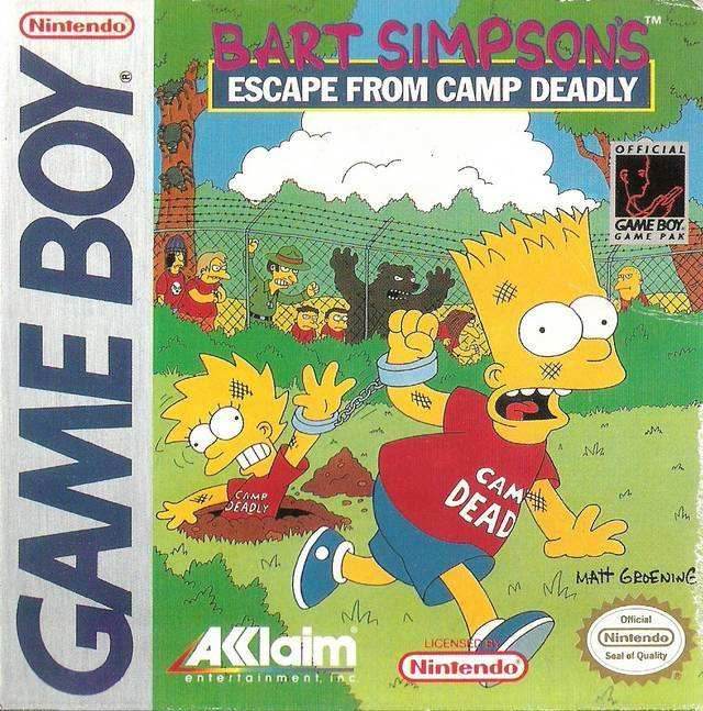 Bart Simpson's Escape from Camp Deadly (Gameboy) - Game Only