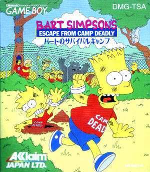 Bart Simpson's Escape from Camp Deadly [Japan Import] (Gameboy Color) - Game Manual Only