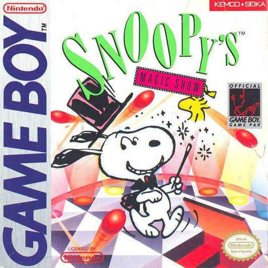 Snoopy Magic Show (Gameboy) - Game Manual Only