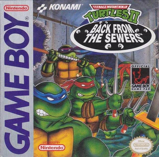 Teenage Mutant Ninja Turtles II Back from the Sewers (Gameboy) - Game Manual Only