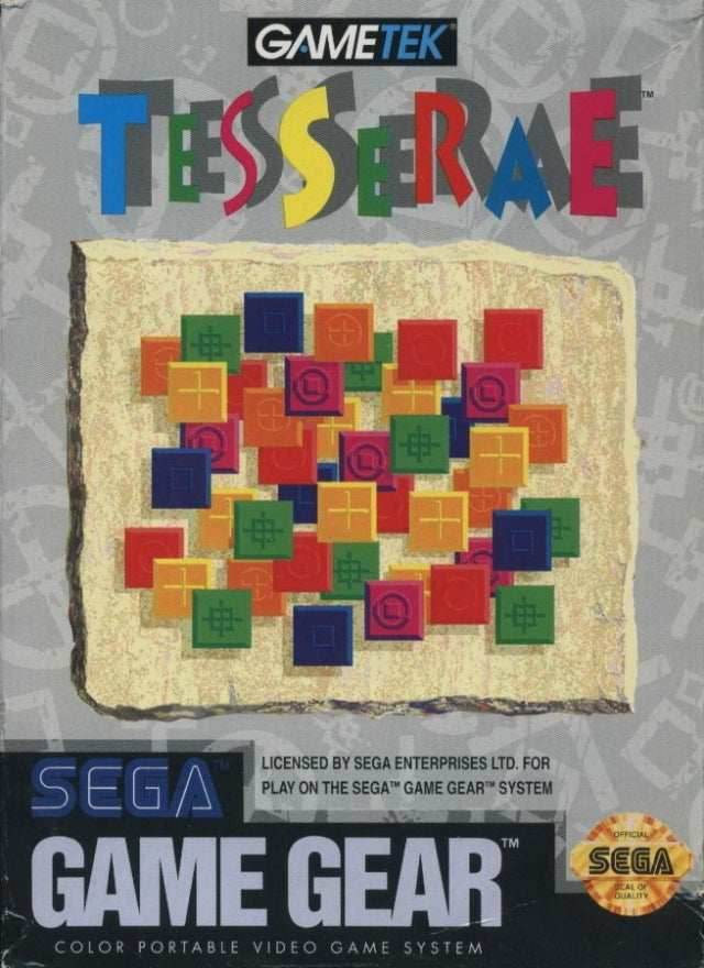 Tesserae (Sega Game Gear) - Game Manual Only