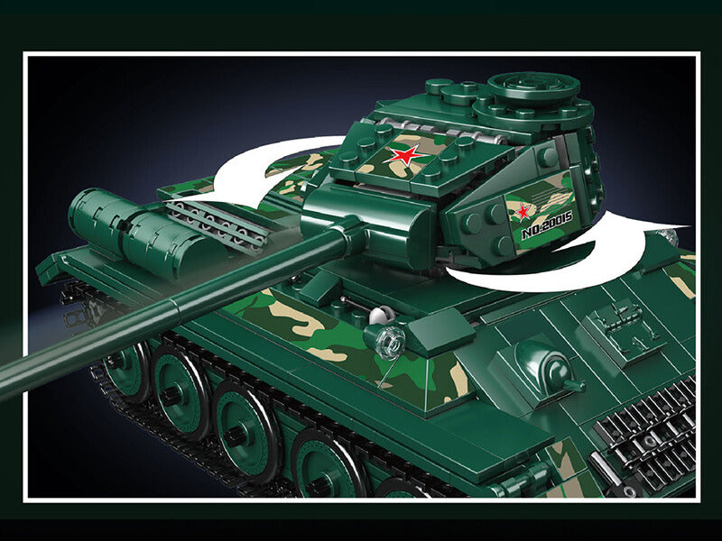 WWII - Remote Controlled Russian T-34 Tank - Mil-Blox