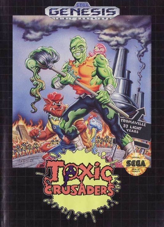 Toxic Crusaders (Sega Genesis) - Game Manual Only