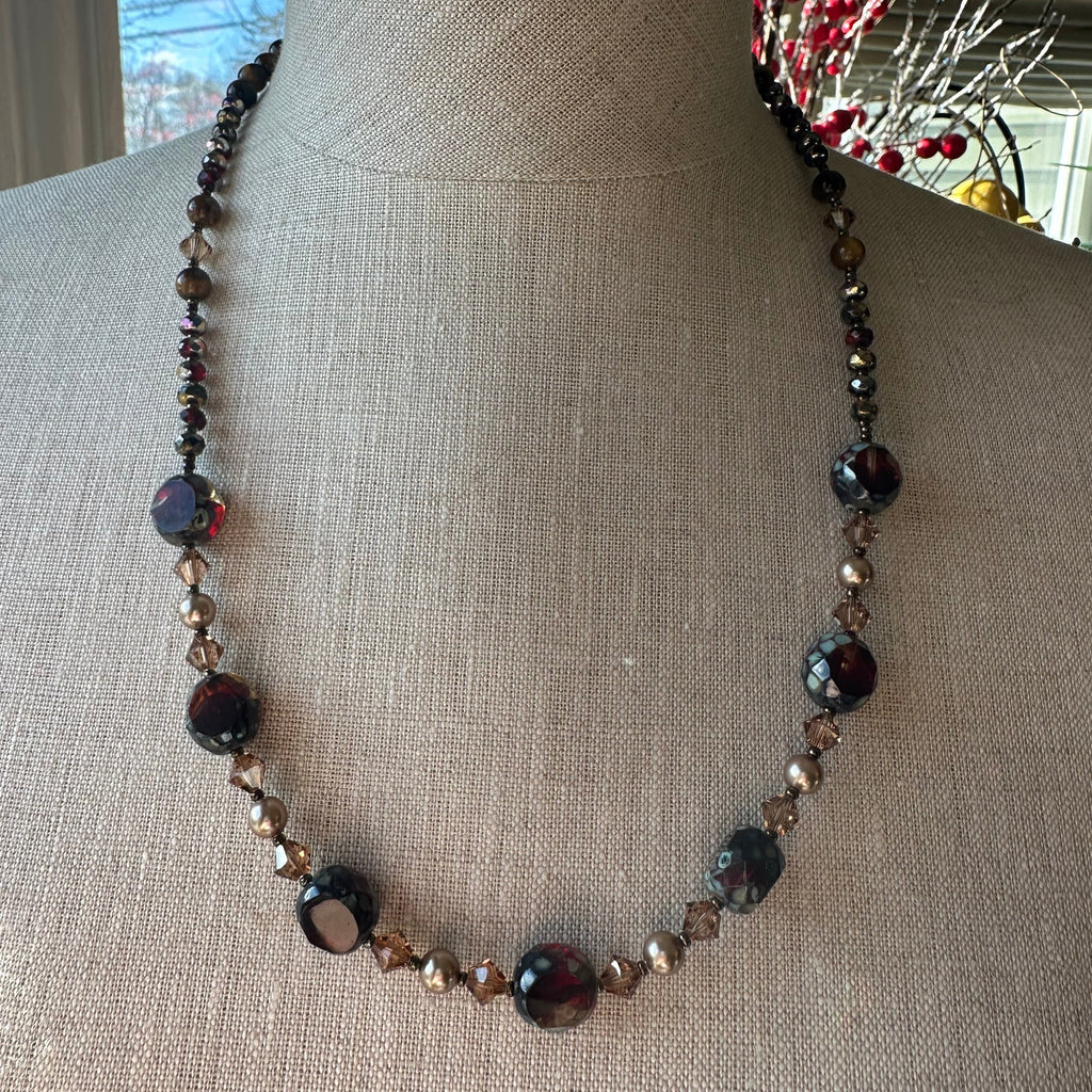 Highland Sunset Tiger's Eye Necklace