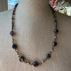Highland Sunset Tiger's Eye Necklace