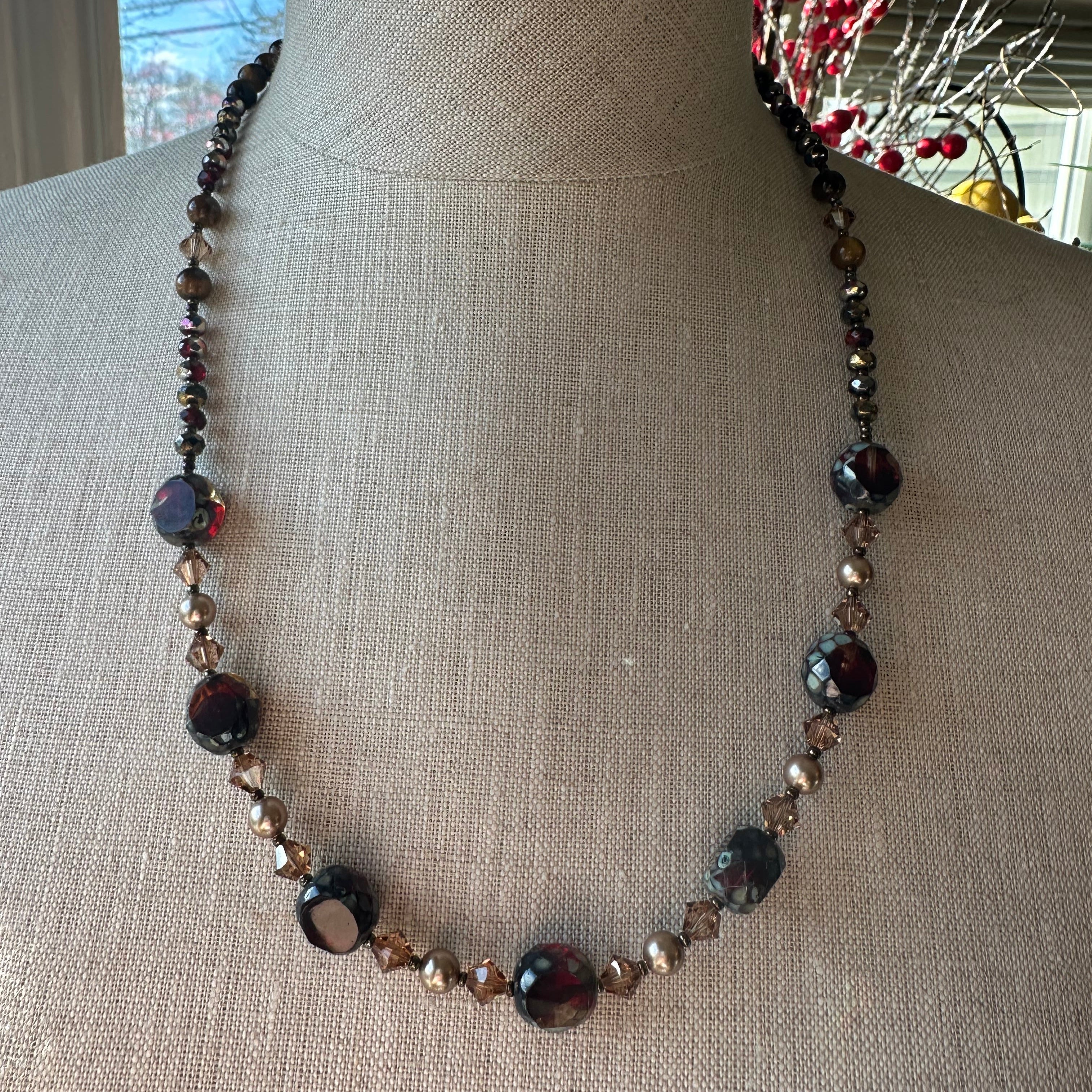Highland Sunset Tiger's Eye Necklace