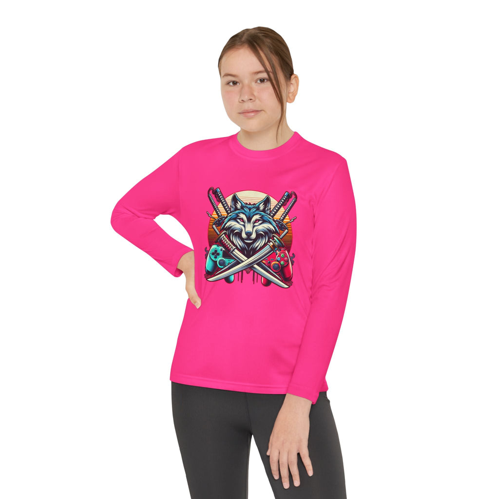 Xp wolf gamer long sleeve shirt
