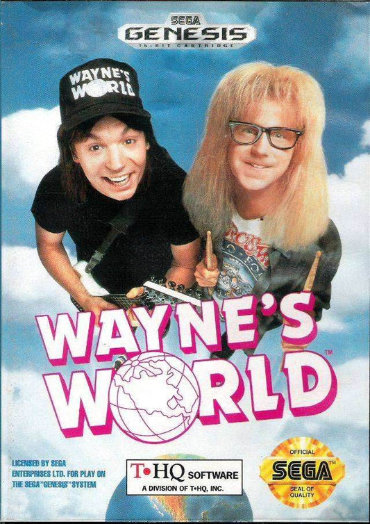 Wayne's World (Sega Genesis) - Game Manual Only