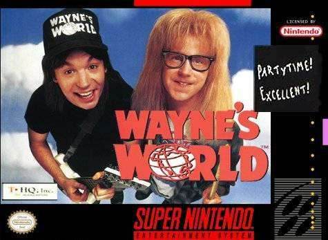 Wayne's World (Super Nintendo) - Game Manual Only