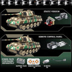 WWII - Remote Controlled German King Tiger Tank - Legendary Series - Mil-Blox