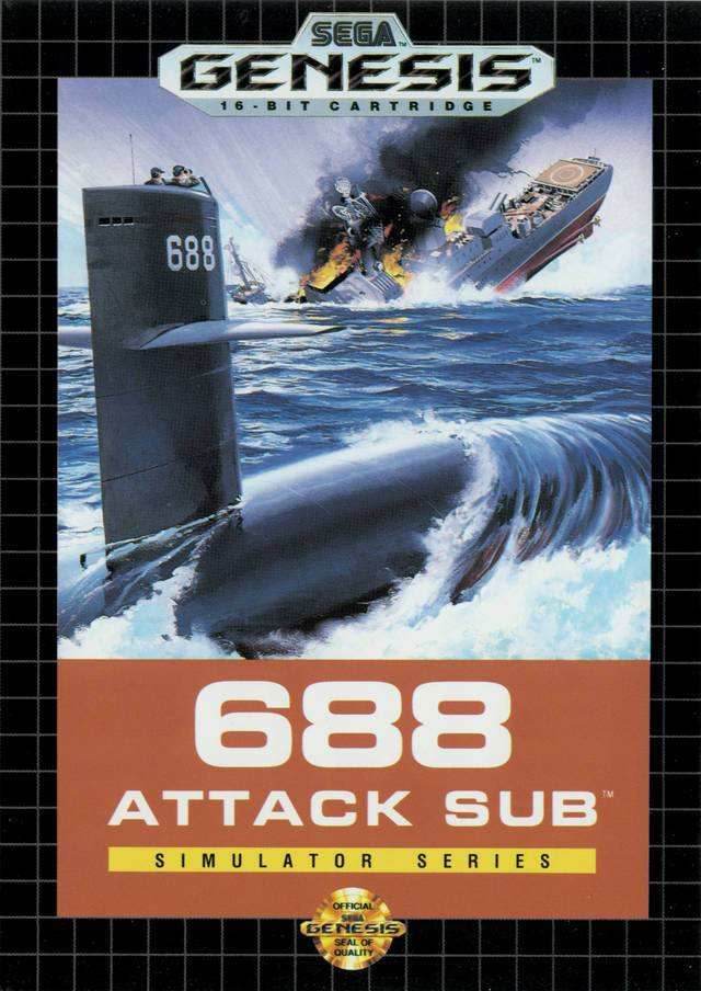 688 Attack Sub (Sega Genesis) - Game Manual Only