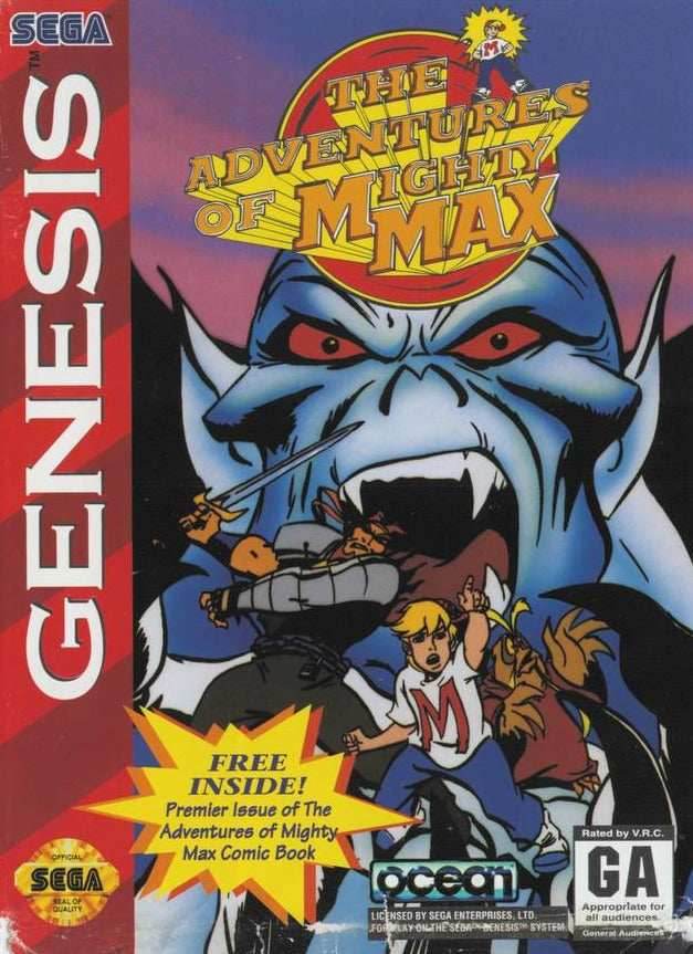 Adventures of Mighty Max (Sega Genesis) - Game Manual Only