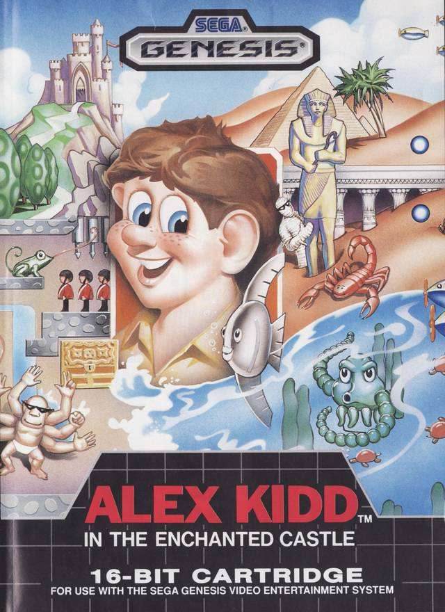 Alex Kidd in the Enchanted Castle (Sega Genesis) - Game Manual Only