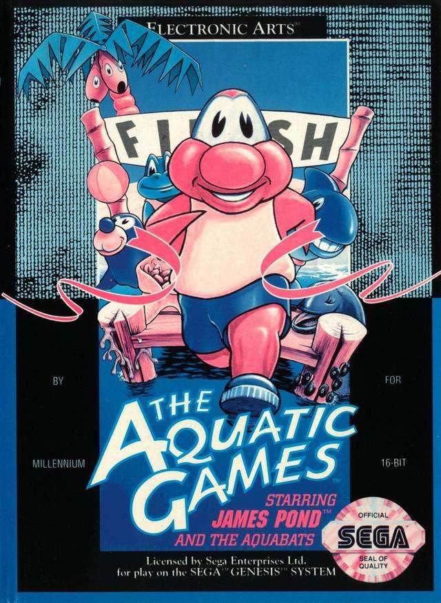 Aquatic Games Starring James Pond (Sega Genesis) - Game Manual Only