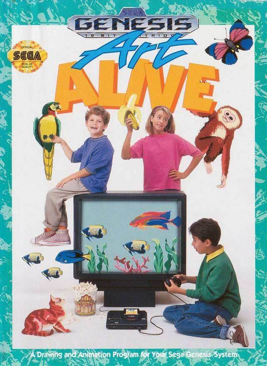 Art Alive (Sega Genesis) - Game Manual Only
