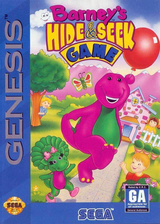 Barney Hide and Seek (Sega Genesis) - Game Manual Only