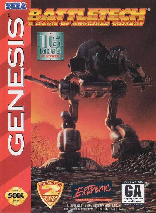 Battletech (Sega Genesis) - Game Manual Only